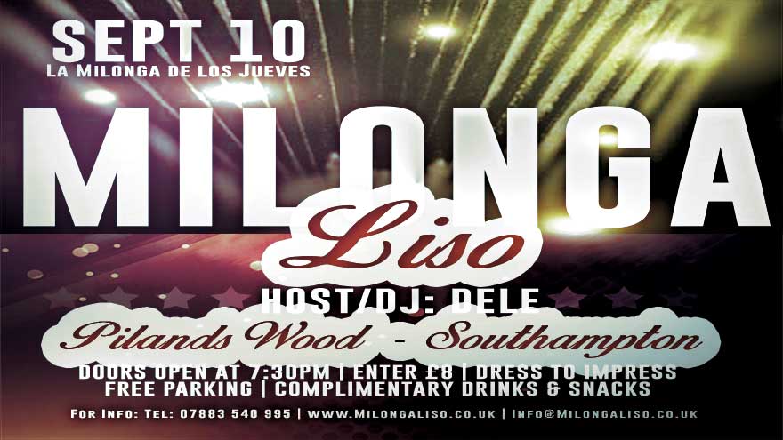 Milongaliso at Pilands, Thursday, August 13th